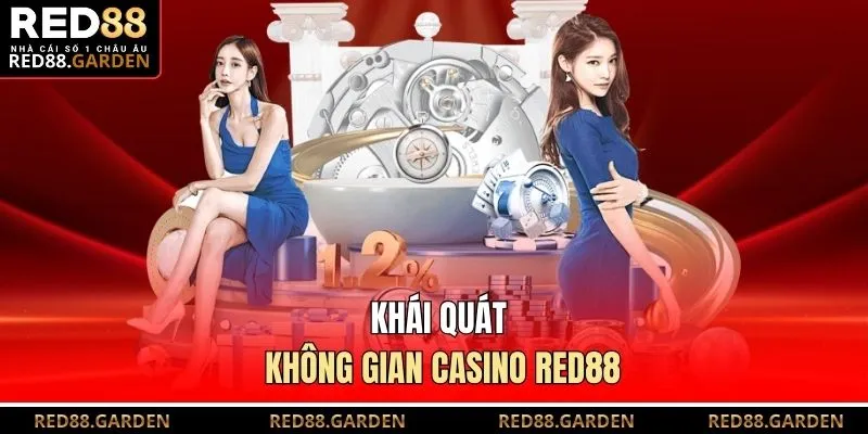 Khái quát không gian casino Red88